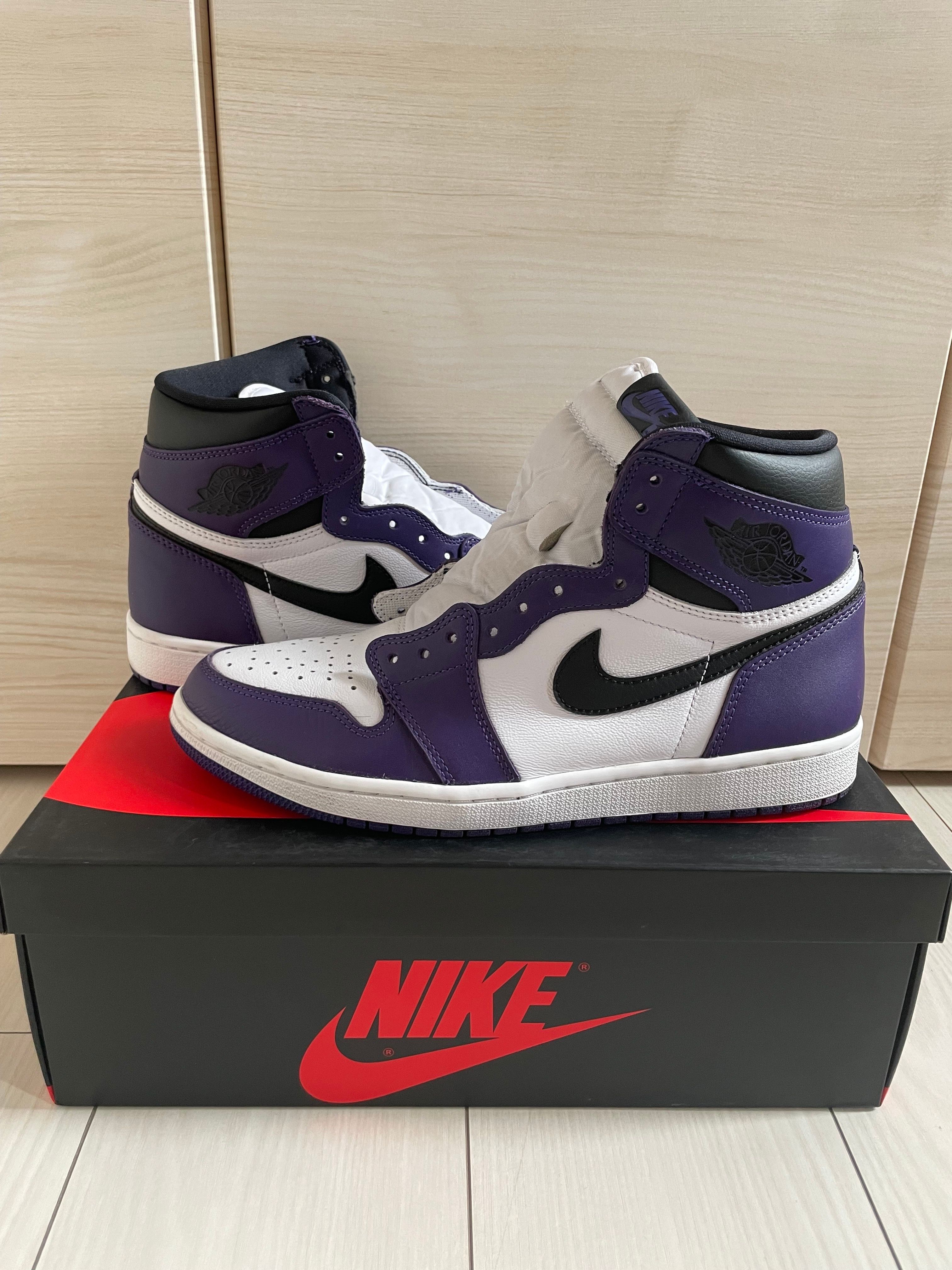 Nike Air Jordan 1 Retro High OG "Court Purple White/Black" (2020)   