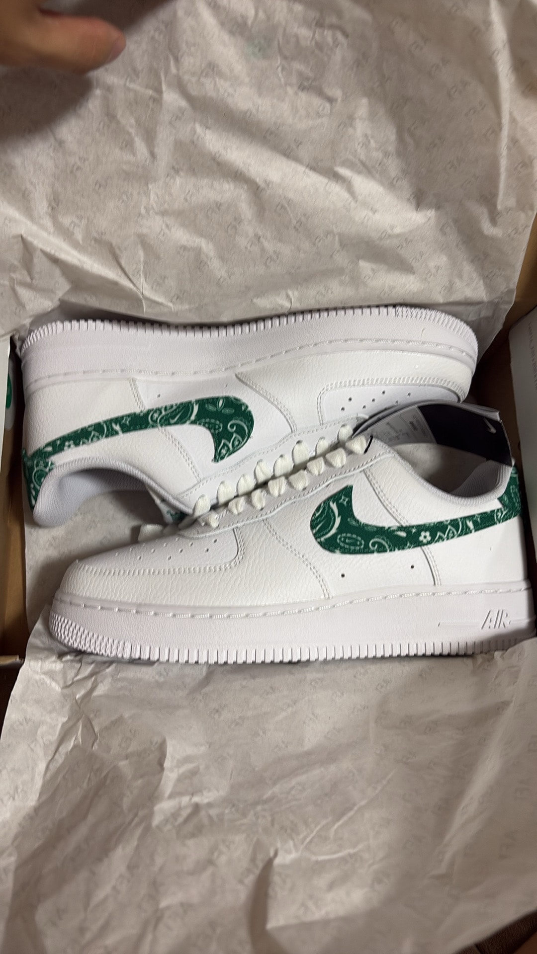 Nike Women's Air Force 1 Low '07 Essential "Green Paisley"