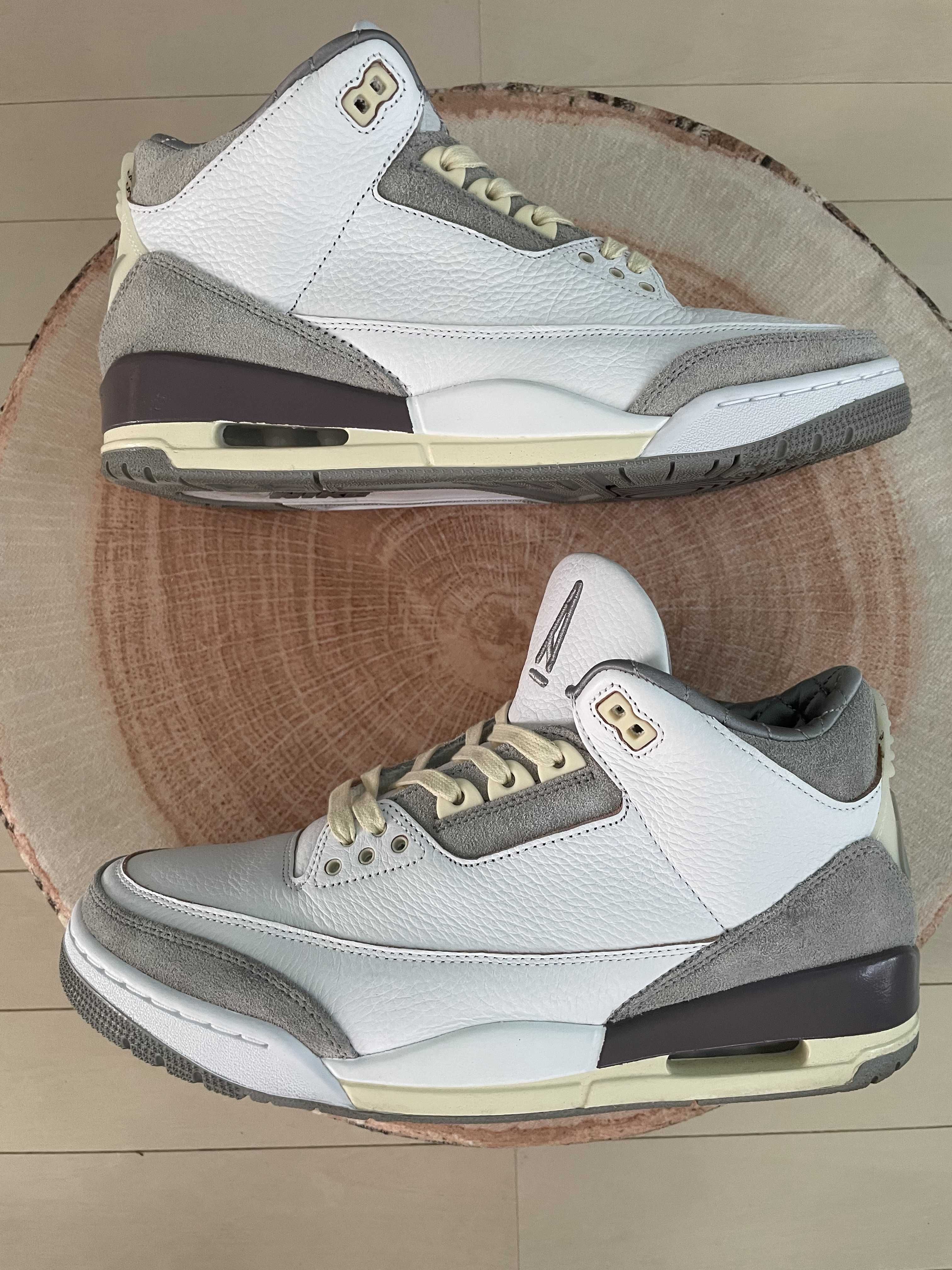 A Ma Maniere × Nike Women's Air Jordan 3 Retro SP "White/Medium Grey Violet Ore"