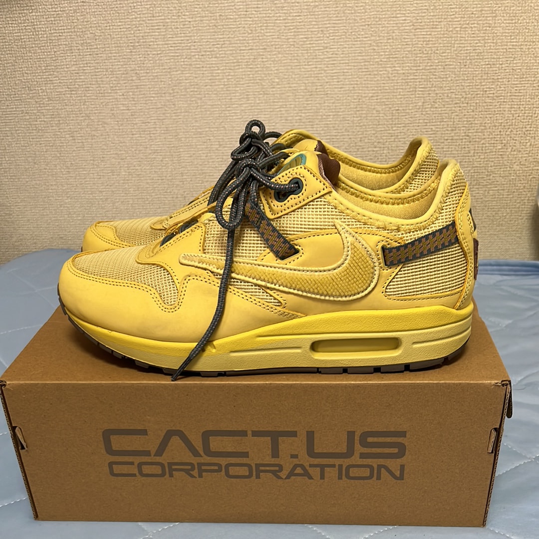 Travis Scott × Nike Air Max 1 "CACT.US Gold"