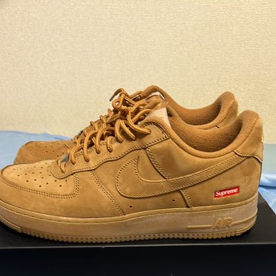 Supreme × Nike Air Force 1 Low "Flax/Wheat"