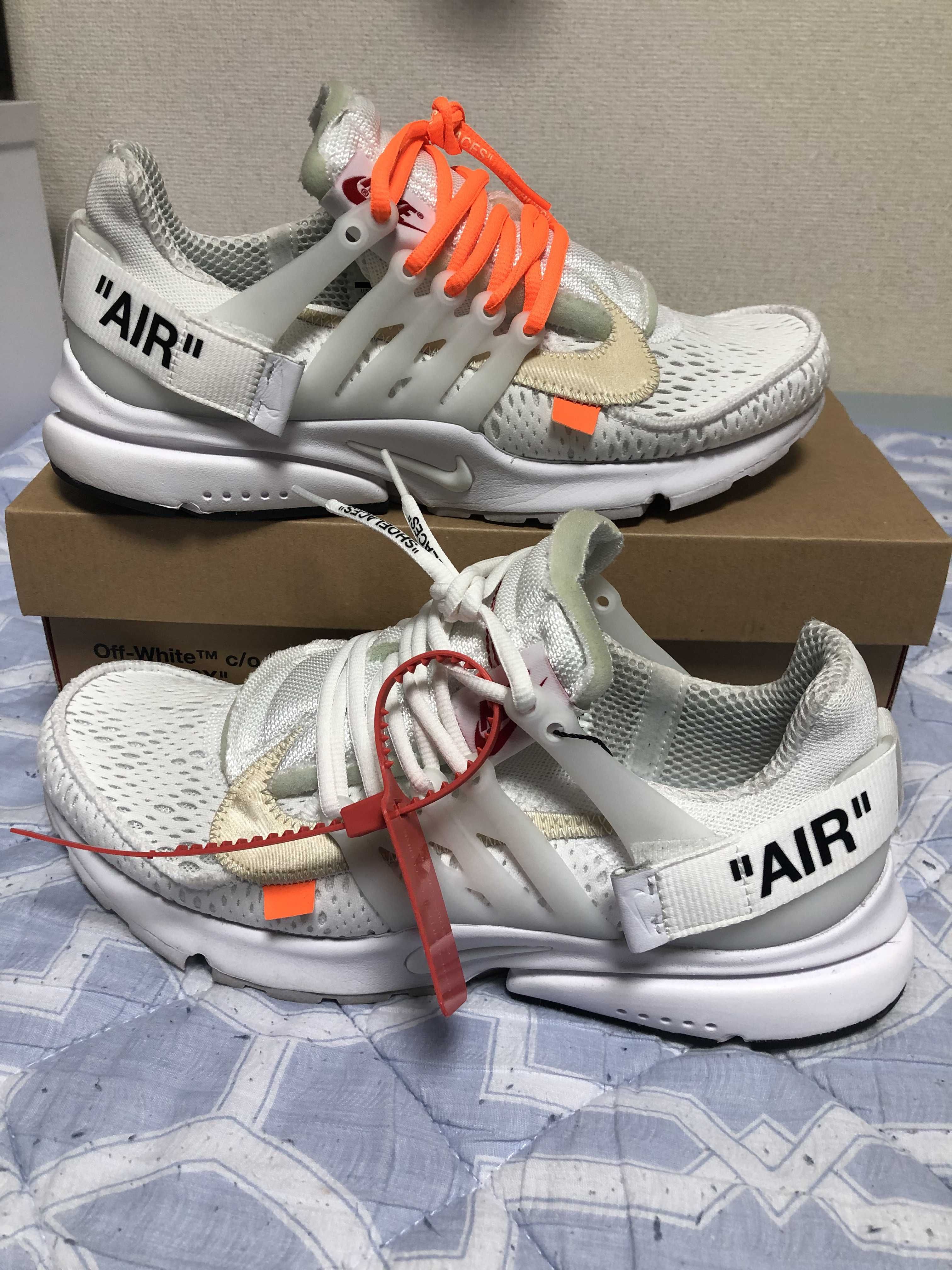Off-White × Nike Air Presto "White/Black/Cone"