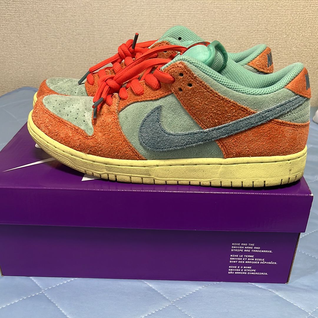 Nike SB Dunk Low Pro PRM "Orange and Emerald Rise"