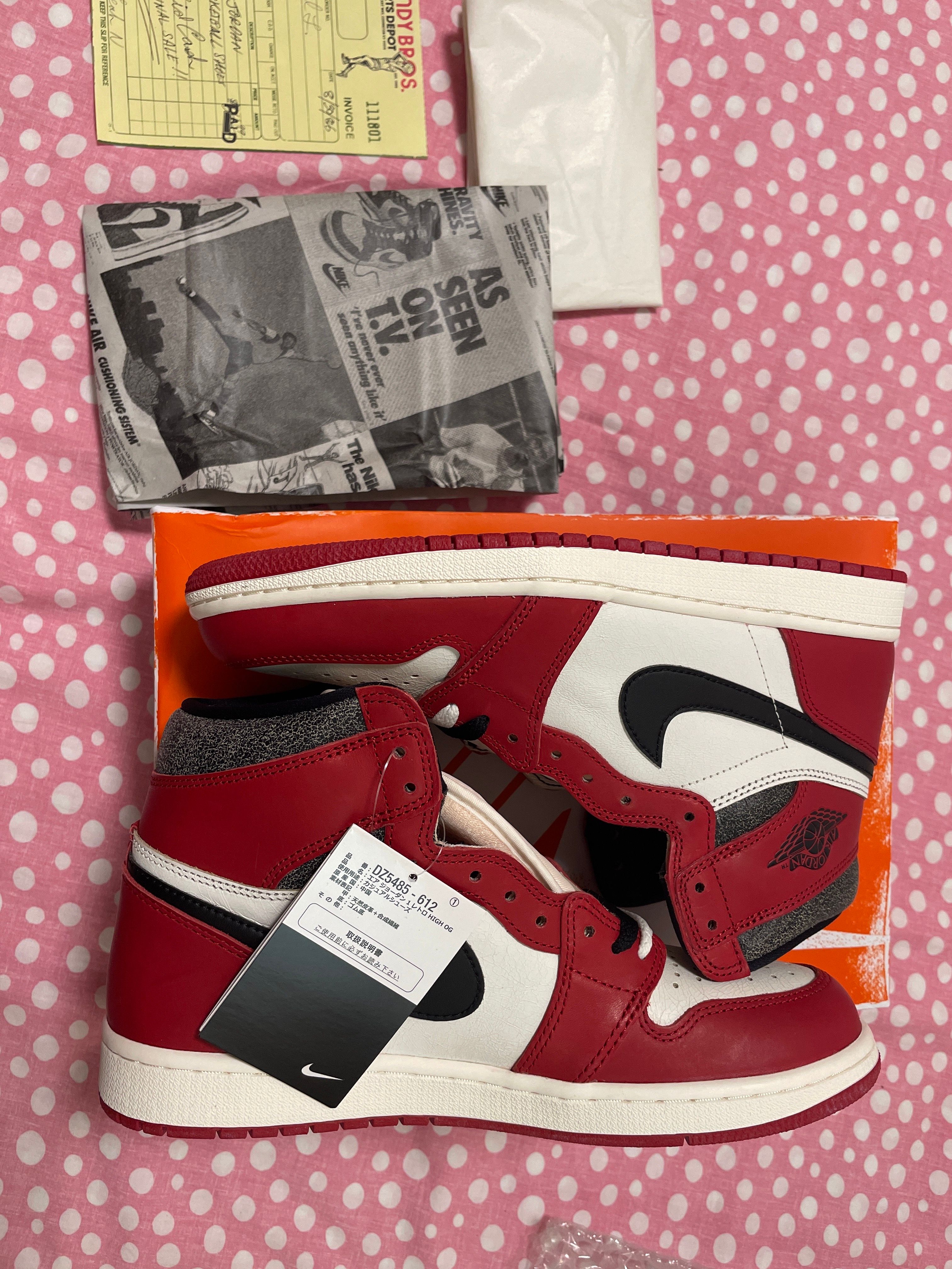 Nike Air Jordan 1 High OG "Lost & Found/Chicago"