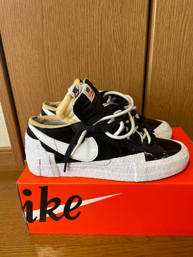 sacai × Nike Blazer Low "Black Patent Leather"