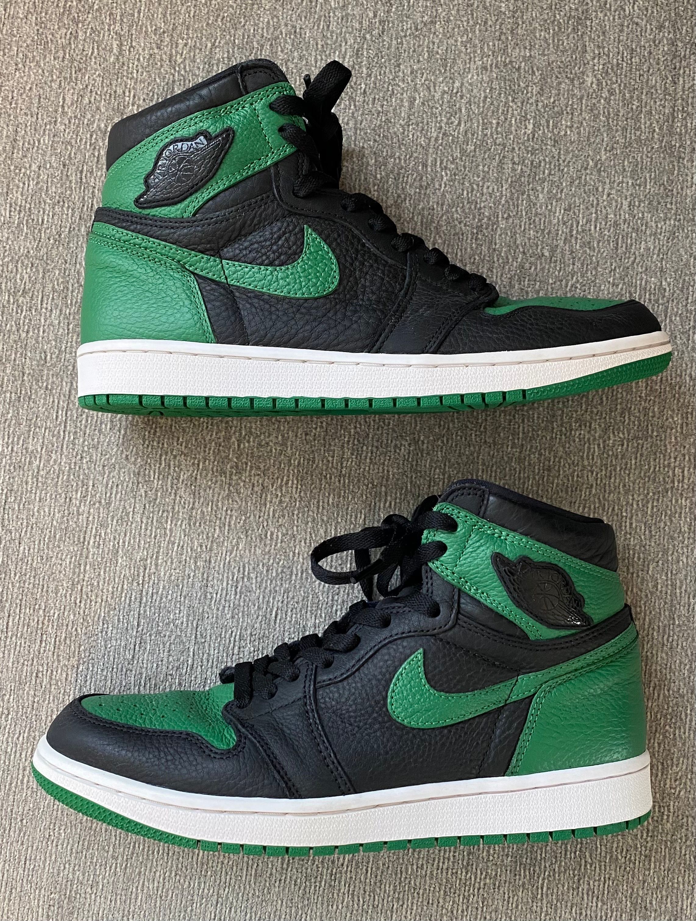 Nike Air Jordan 1 Retro High OG "Black/Pine Green" (2020)      