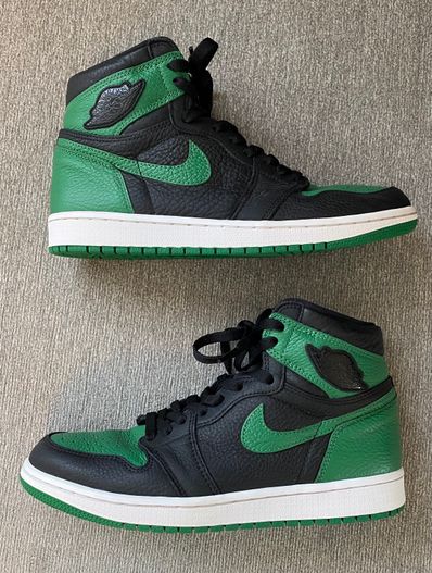 Nike Air Jordan 1 Retro High OG "Black/Pine Green" (2020)