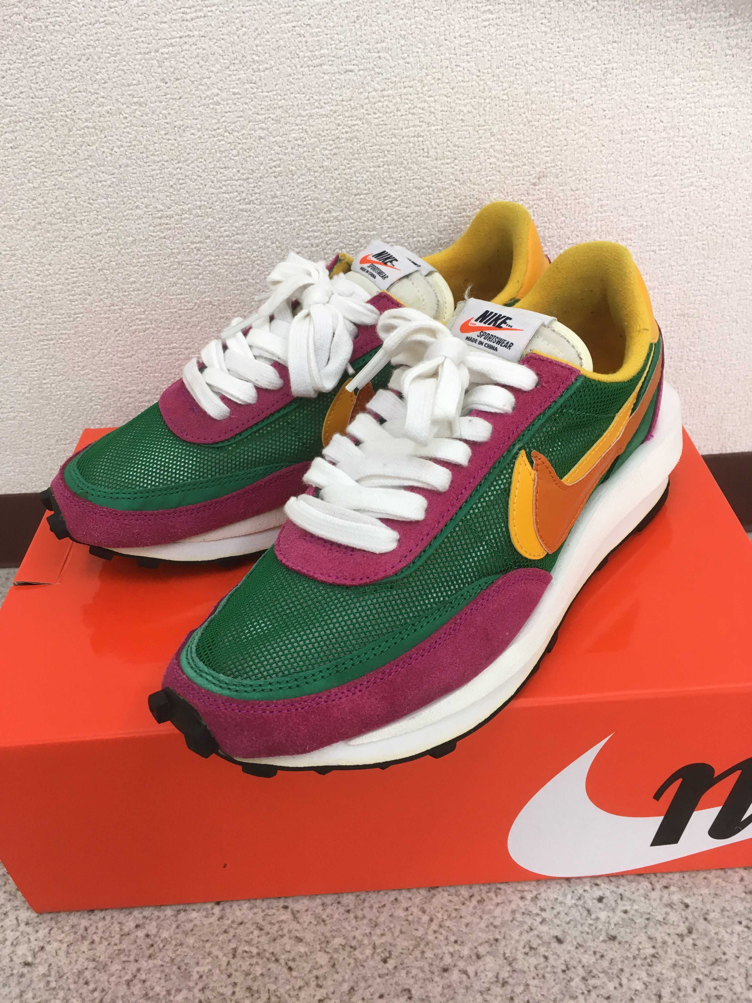 sacai × NIKE LDV WAFFLE "PINE GREEN"