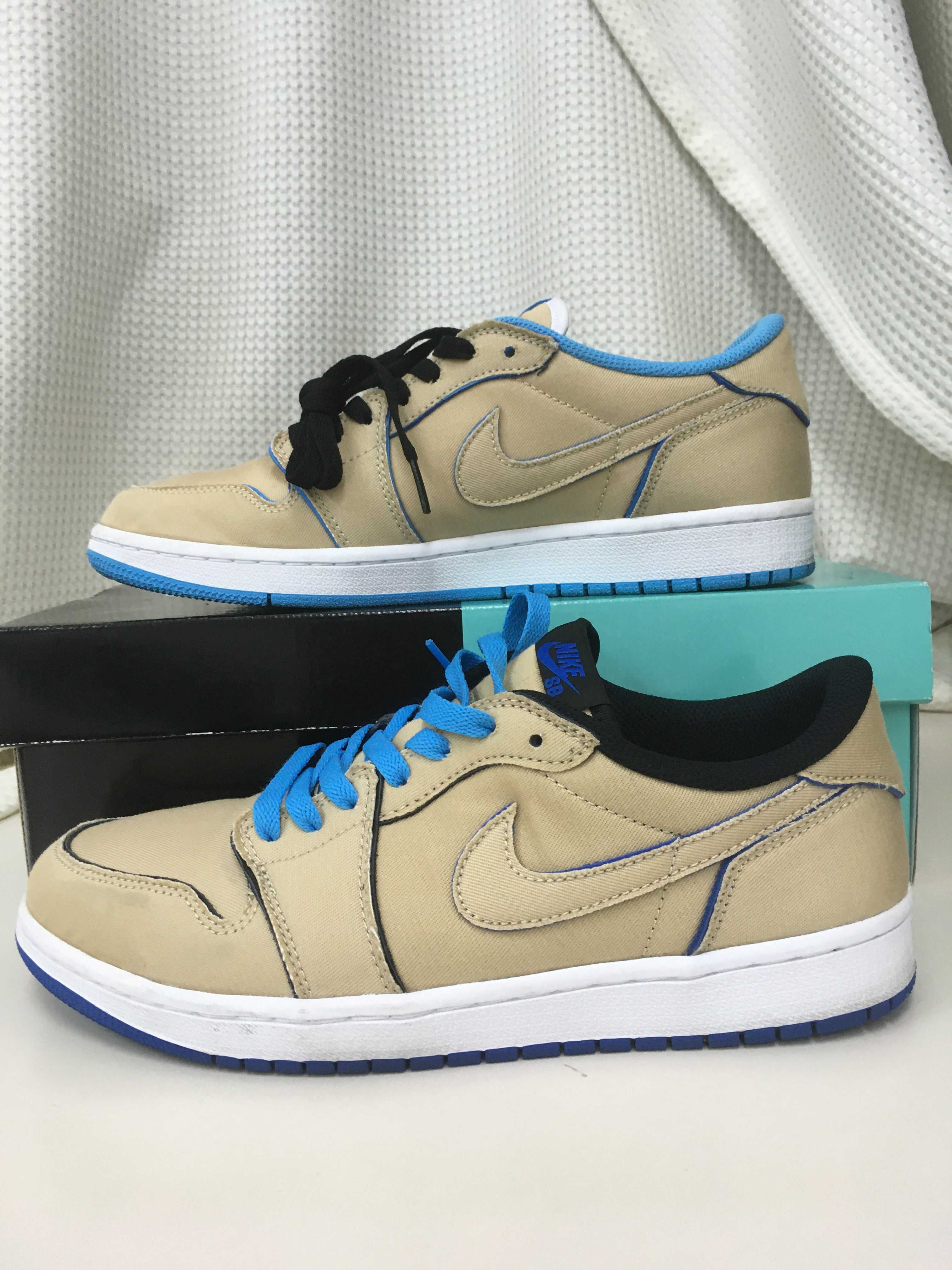 Nike SB Air Jordan 1 Low "Desert Ore/Royal Blue"