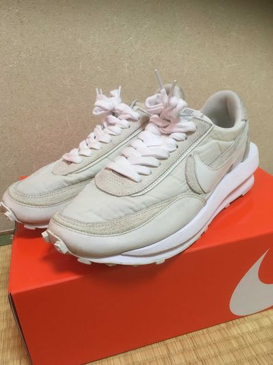 sacai × Nike LDV Waffle "Triple White"