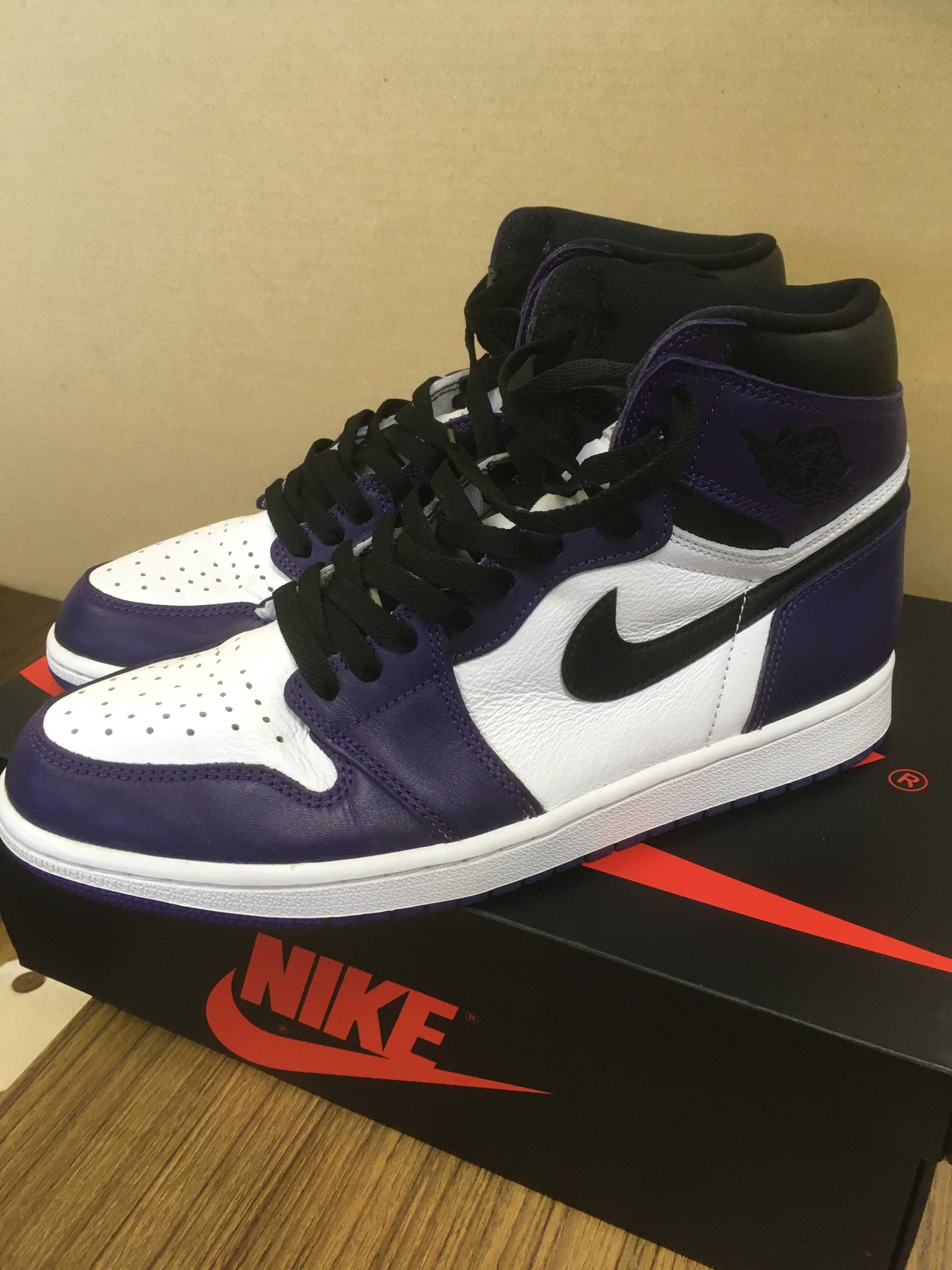 Nike Air Jordan 1 Retro High OG "Court Purple White/Black" (2020)