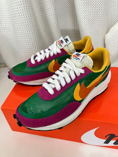 sacai × NIKE LDV WAFFLE "PINE GREEN"