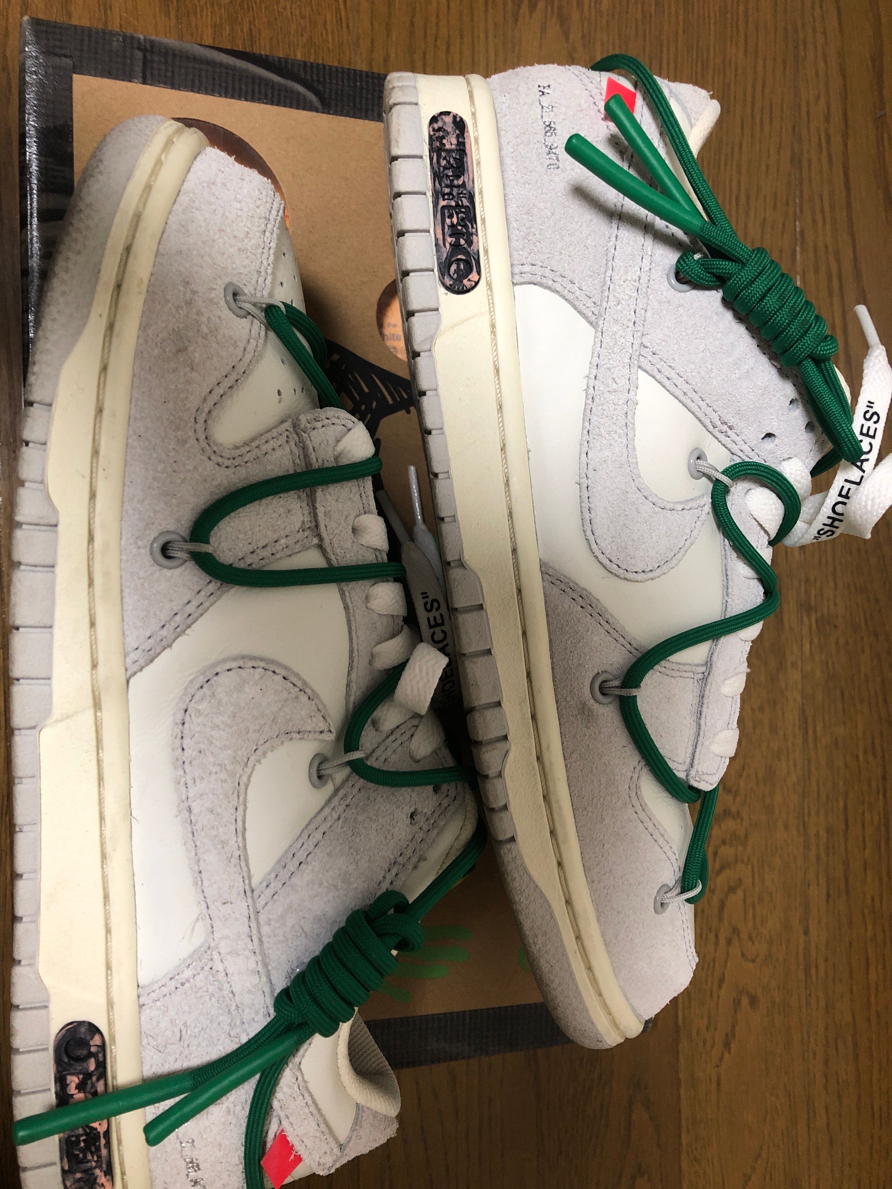 Off-White × Nike Dunk Low "Sail/Neutral Grey/Gridiron"