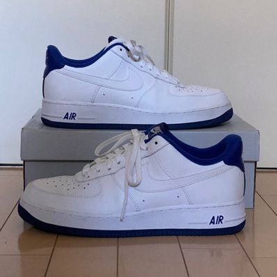 Nike Air Force 1 Low "White/Deep Royal Blue"