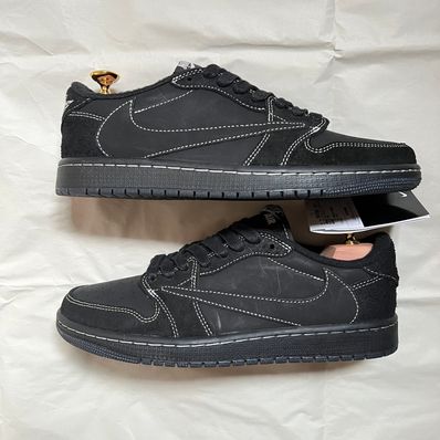 Travis Scott × Nike Air Jordan 1 Low OG SP "Black Phantom"