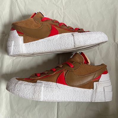 SACAI × NIKE BLAZER LOW "BRITISH TAN"