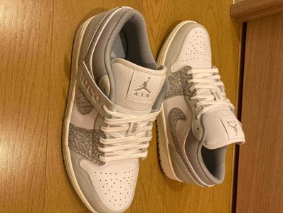 Nike Air Jordan 1 Low PRM "Elephant Print/Safari"