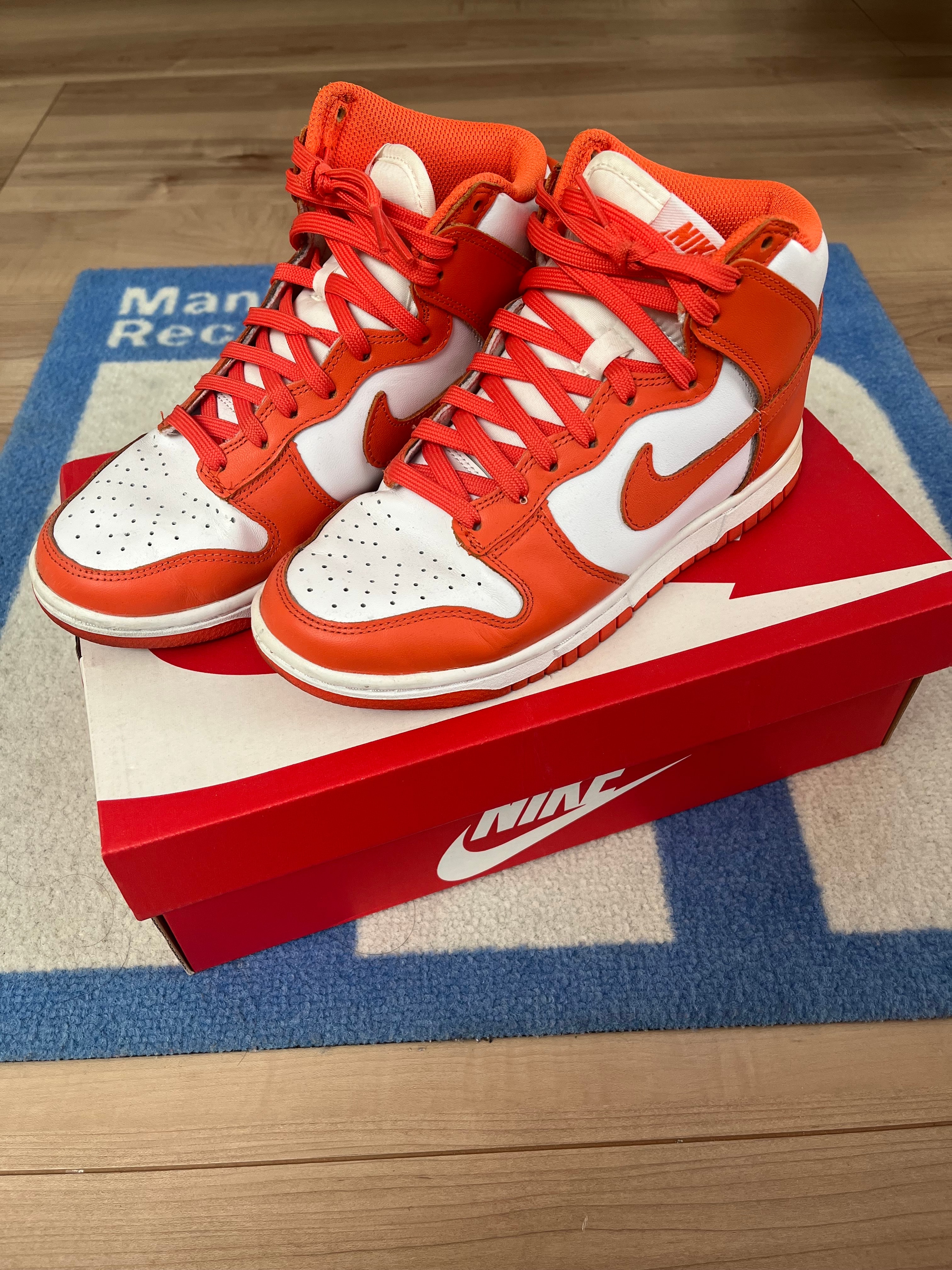 NIKE Women's DUNK HIGH "ORANGE BLAZE"