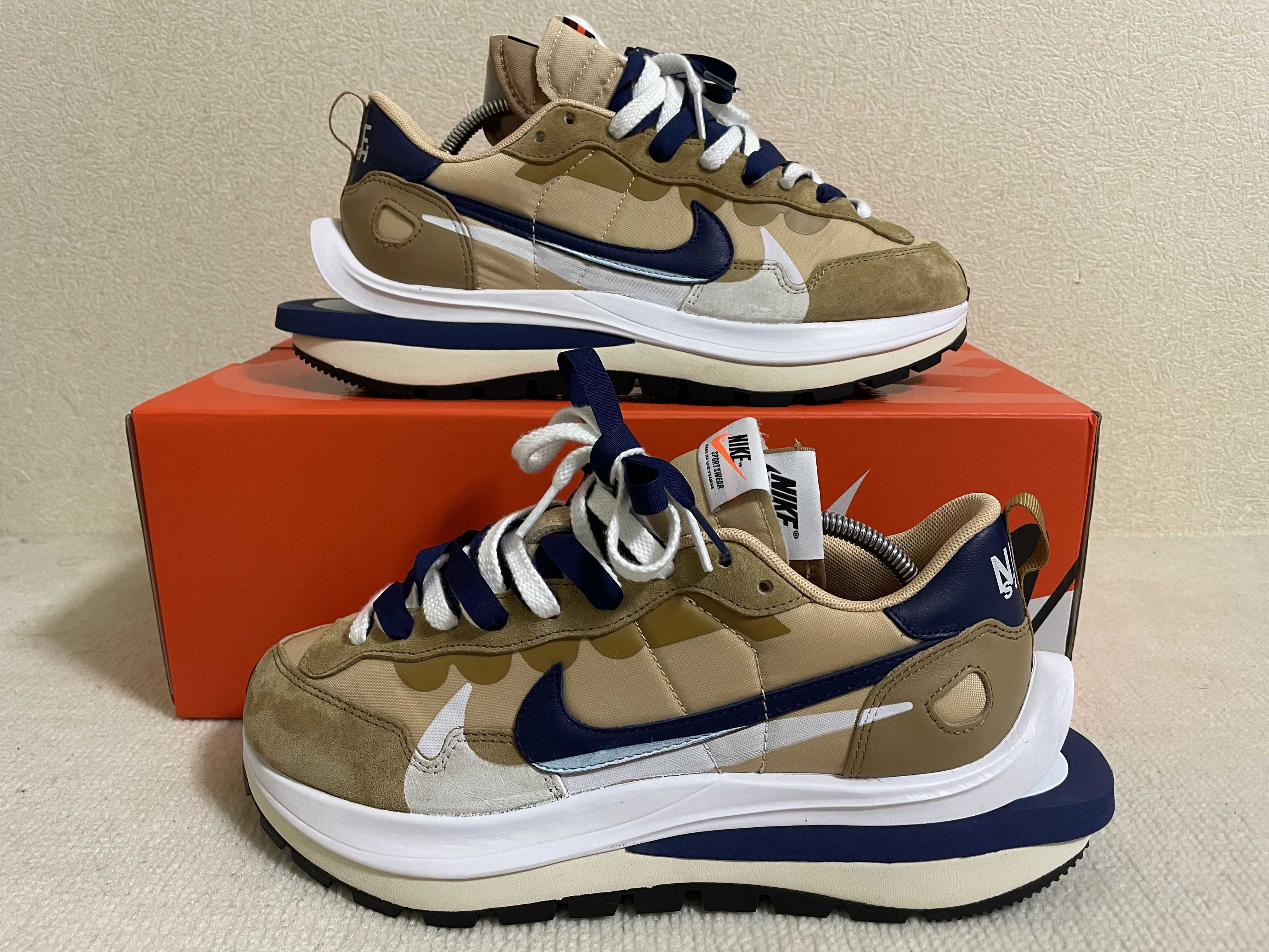 Sacai × Nike Vapor Waffle "Sesame And Blue Void"