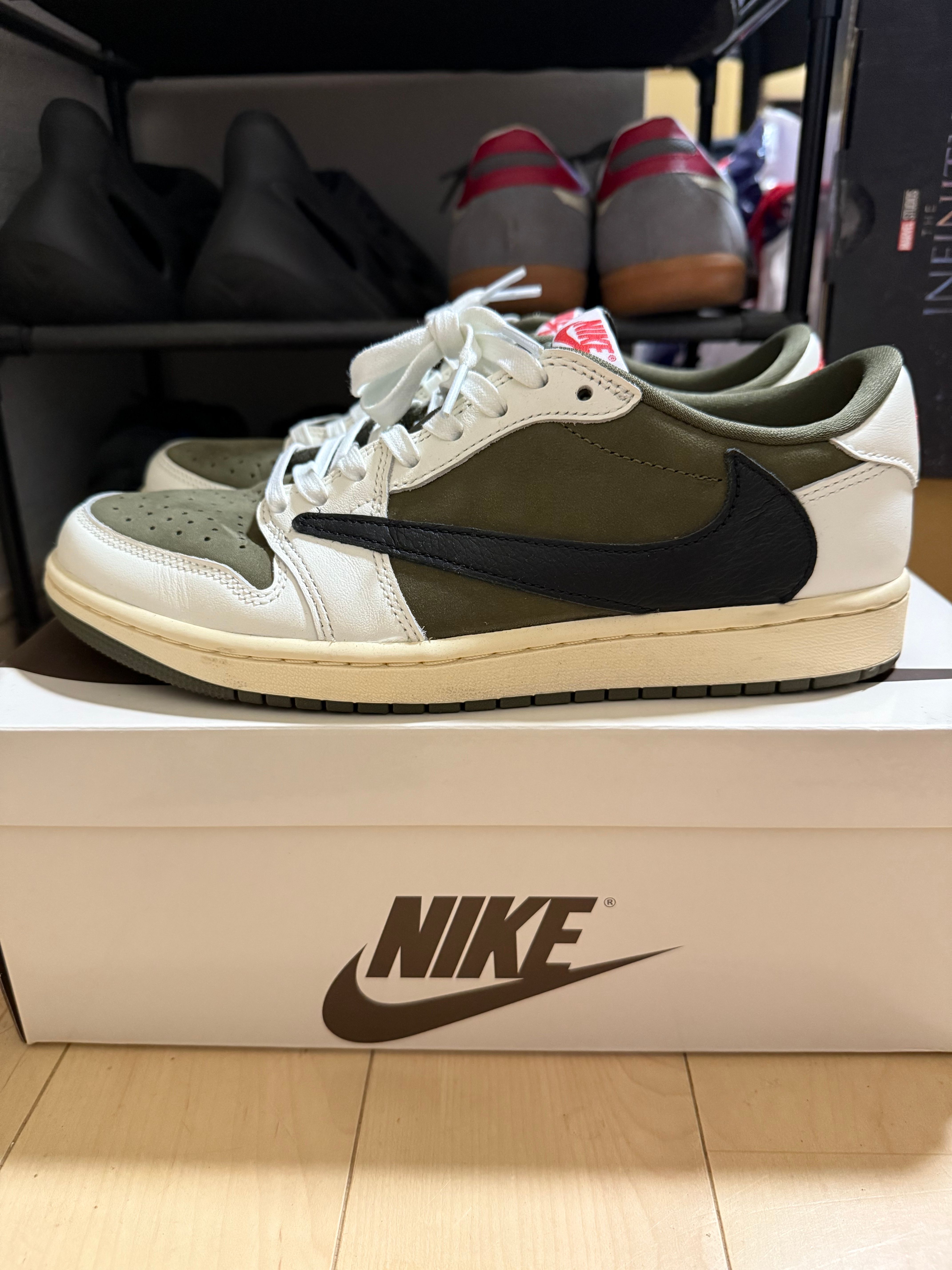 Travis Scott × Nike Air Jordan 1 Low OG SP "Reverse Olive"