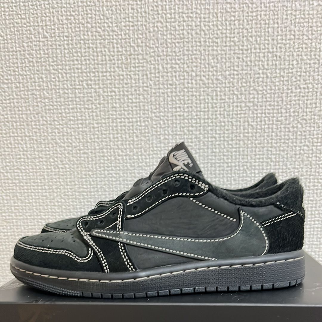 Travis Scott × Nike Air Jordan 1 Low OG SP "Black Phantom"