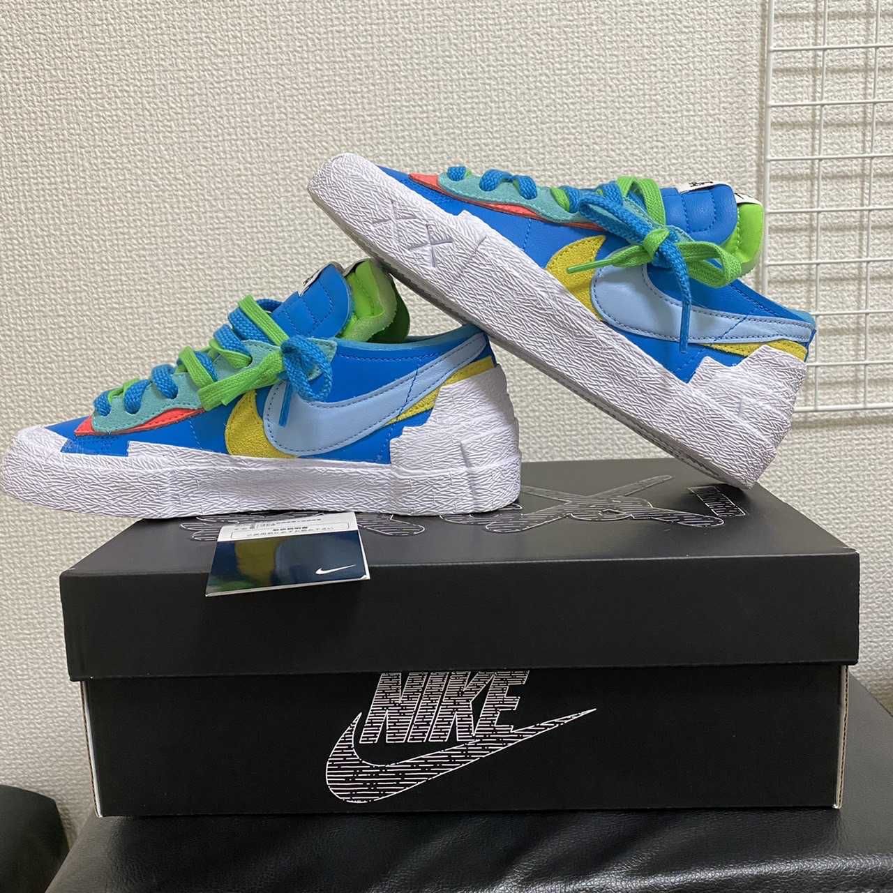 KAWS × sacai × Nike Blazer Low "Neptune Blue"