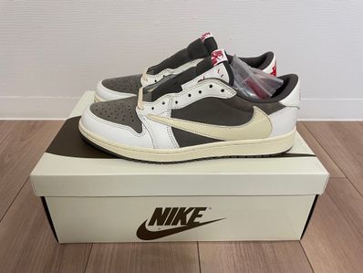 Travis Scott × Nike Air Jordan 1 Low OG SP "Reverse Mocha/Sail and Ridgerock"