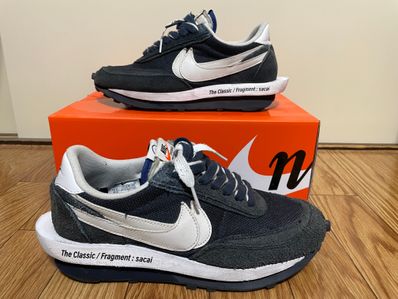 Fragment × sacai × Nike LD Waffle "Blackended Blue"