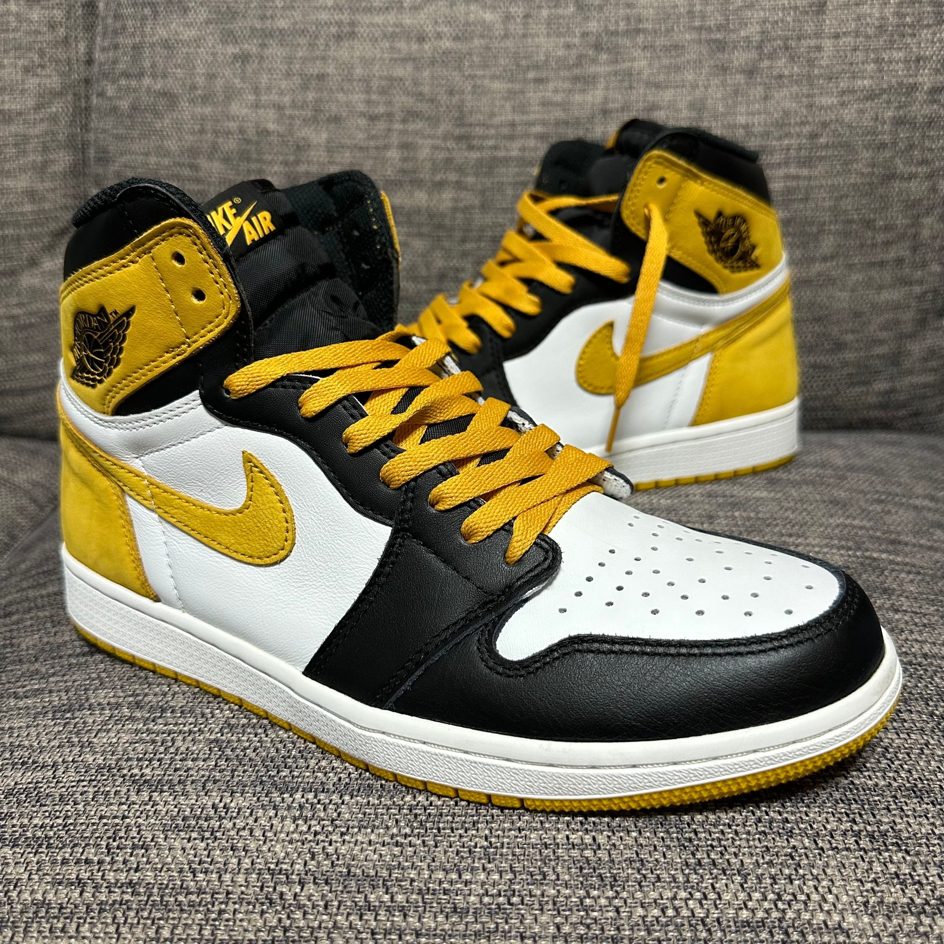 Nike Air Jordan 1 Retro High OG "Black Toe/Yellow Ochre"