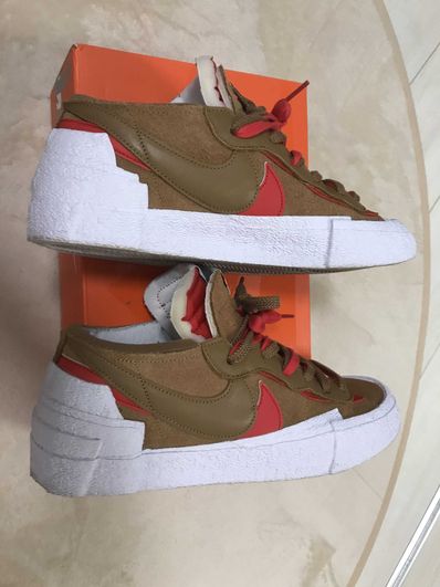 SACAI × NIKE BLAZER LOW "BRITISH TAN"