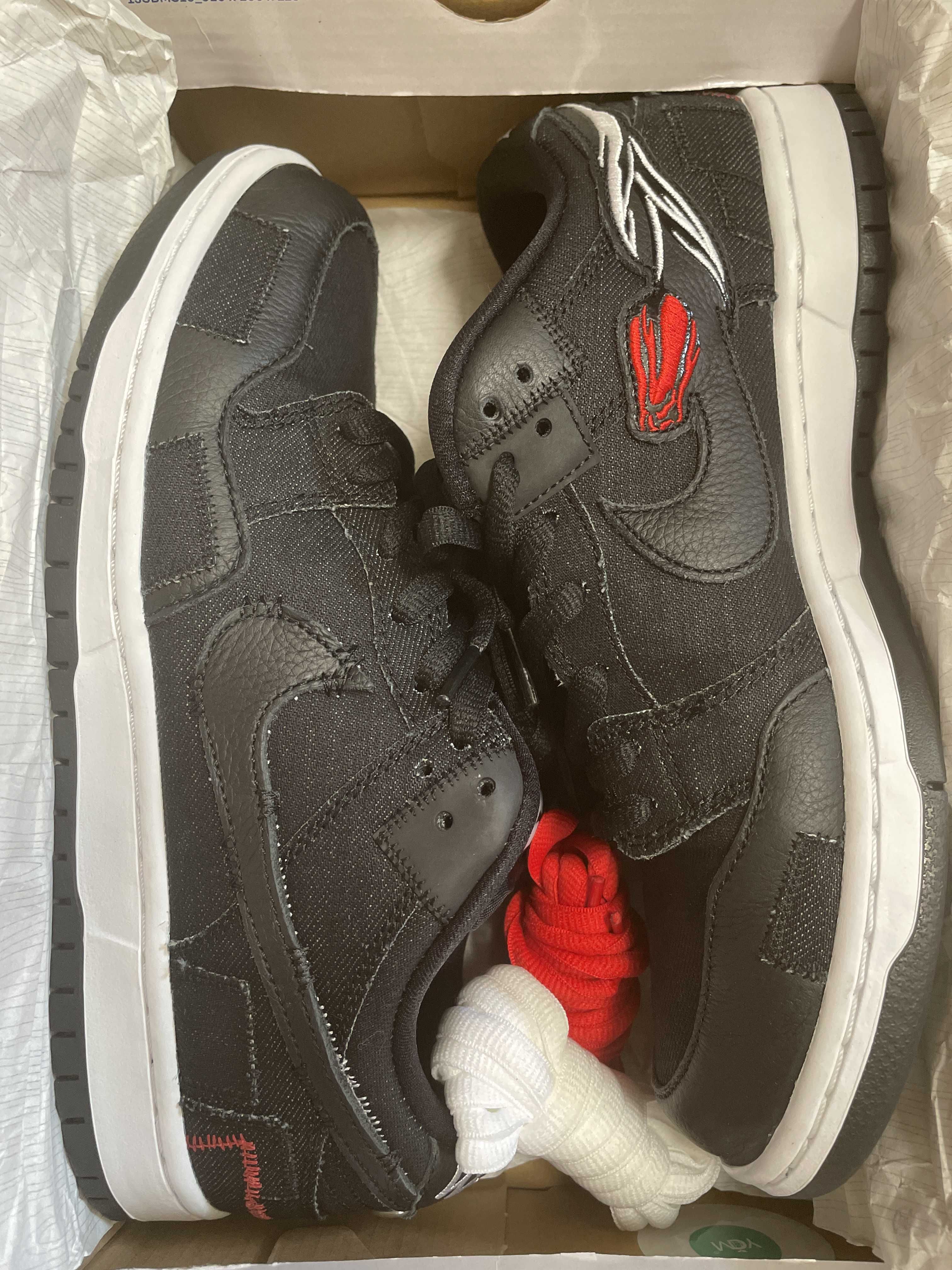 Wasted Youth × Nike SB Dunk Low "Black Denim" / VERDY