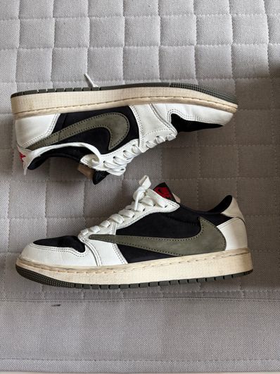 Travis Scott × Nike Women's Air Jordan 1 Low OG "Medium Olive"