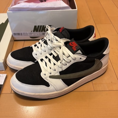 Travis Scott × Nike Women's Air Jordan 1 Low OG "Medium Olive"