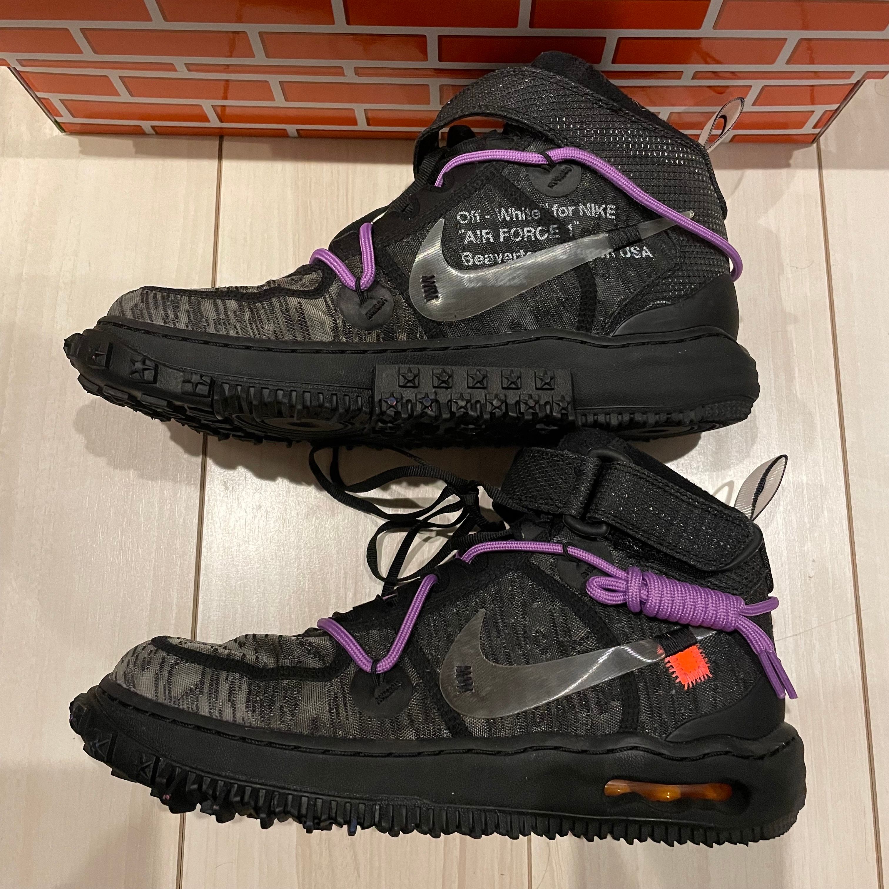 Off-White × Nike Air Force 1 Mid "Black"