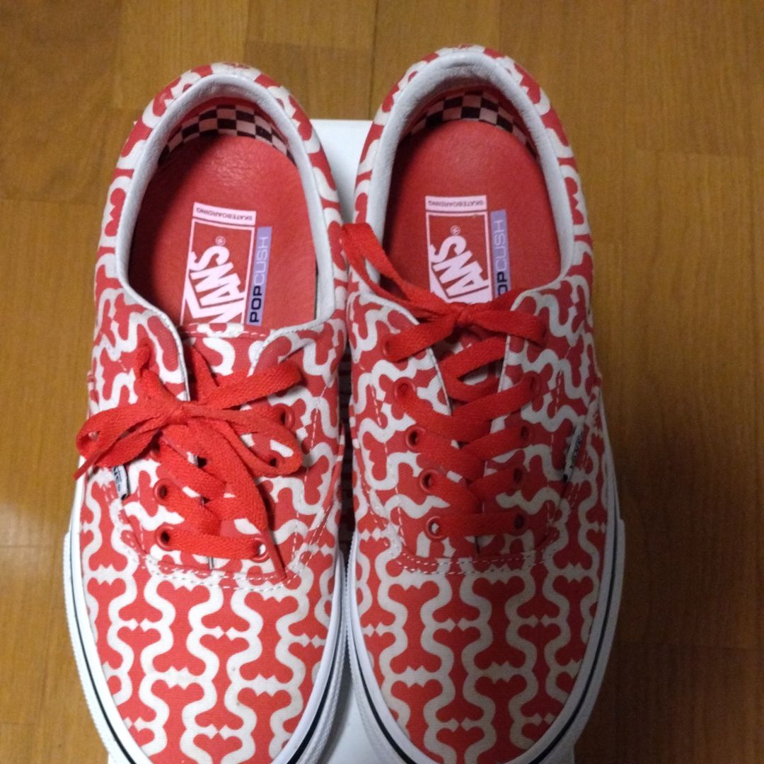 Supreme × Vans Monogram S Logo Skate ERA "Red"