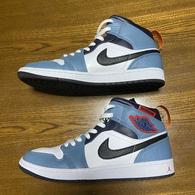 FACETASM × Nike Air Jordan 1 Mid "White/Navy"