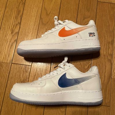 KITH × Nike Air Force 1 Low "White/Rush Blue/White/Brilliant Orange"