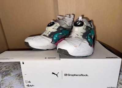 Graphersrock × Puma DISC "White"