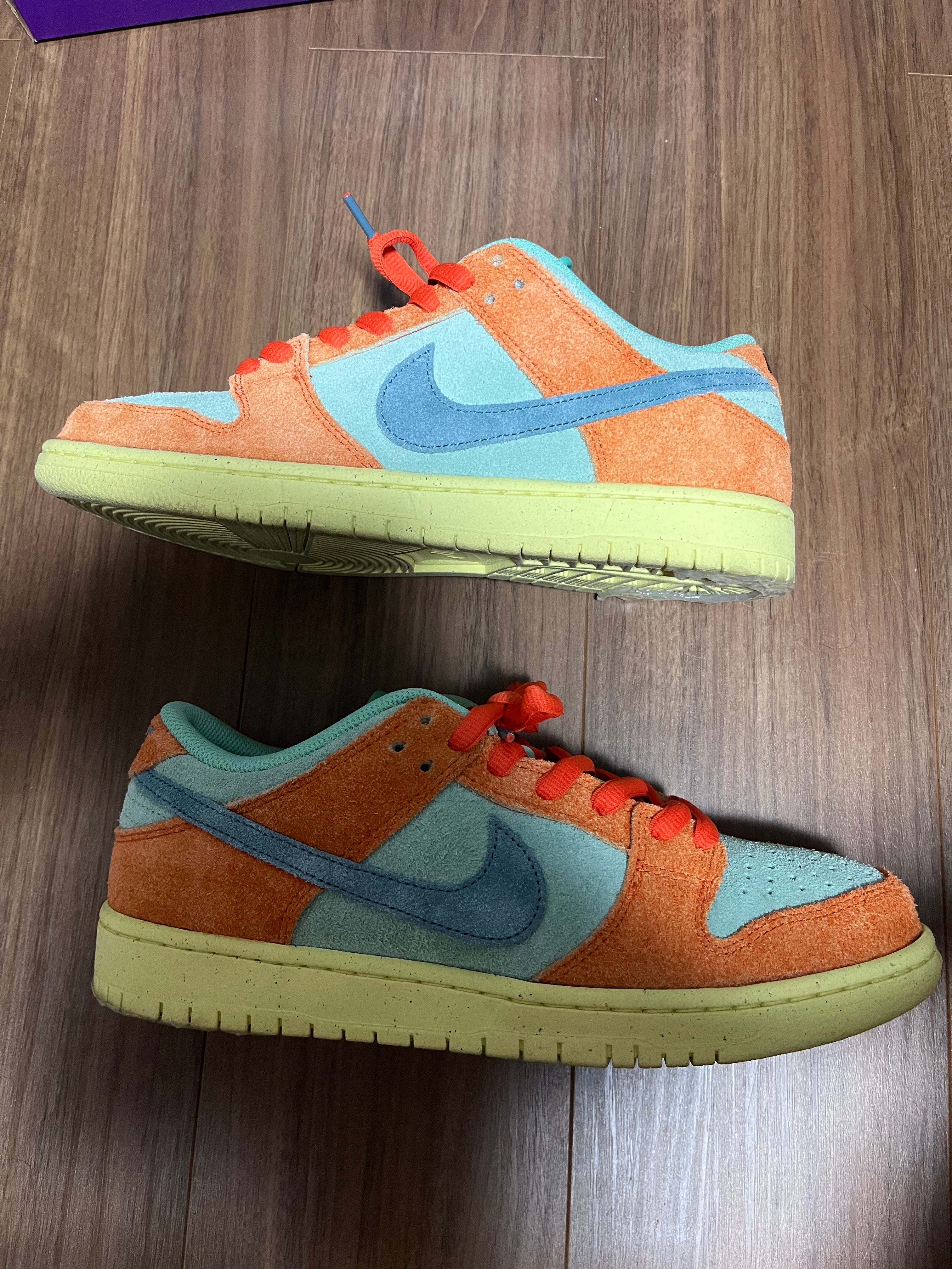 Nike SB Dunk Low Pro PRM "Orange and Emerald Rise"