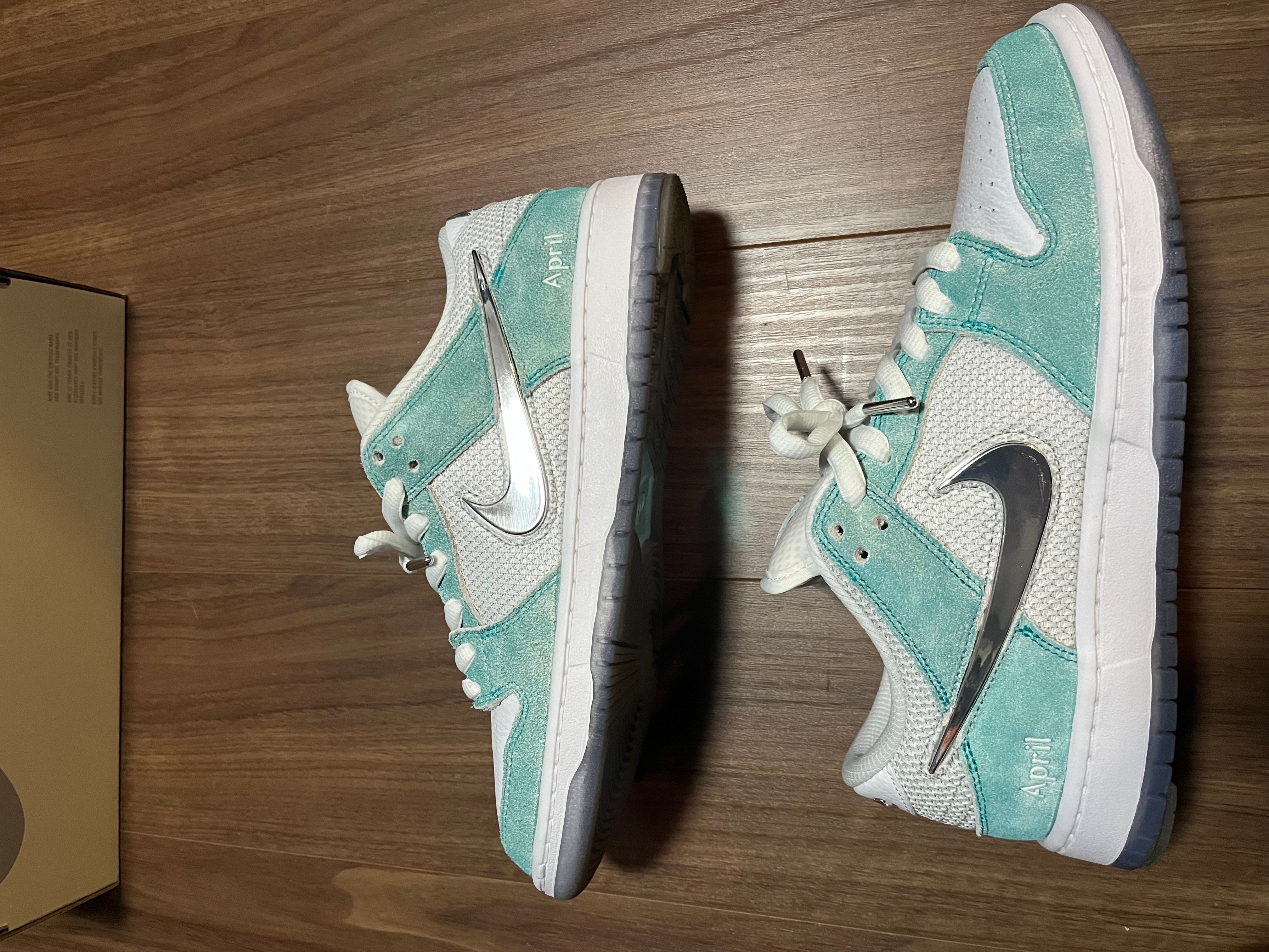 APRIL SKATEBOARDS × Nike SB Dunk Low Pro QS "White and Multi-Color"