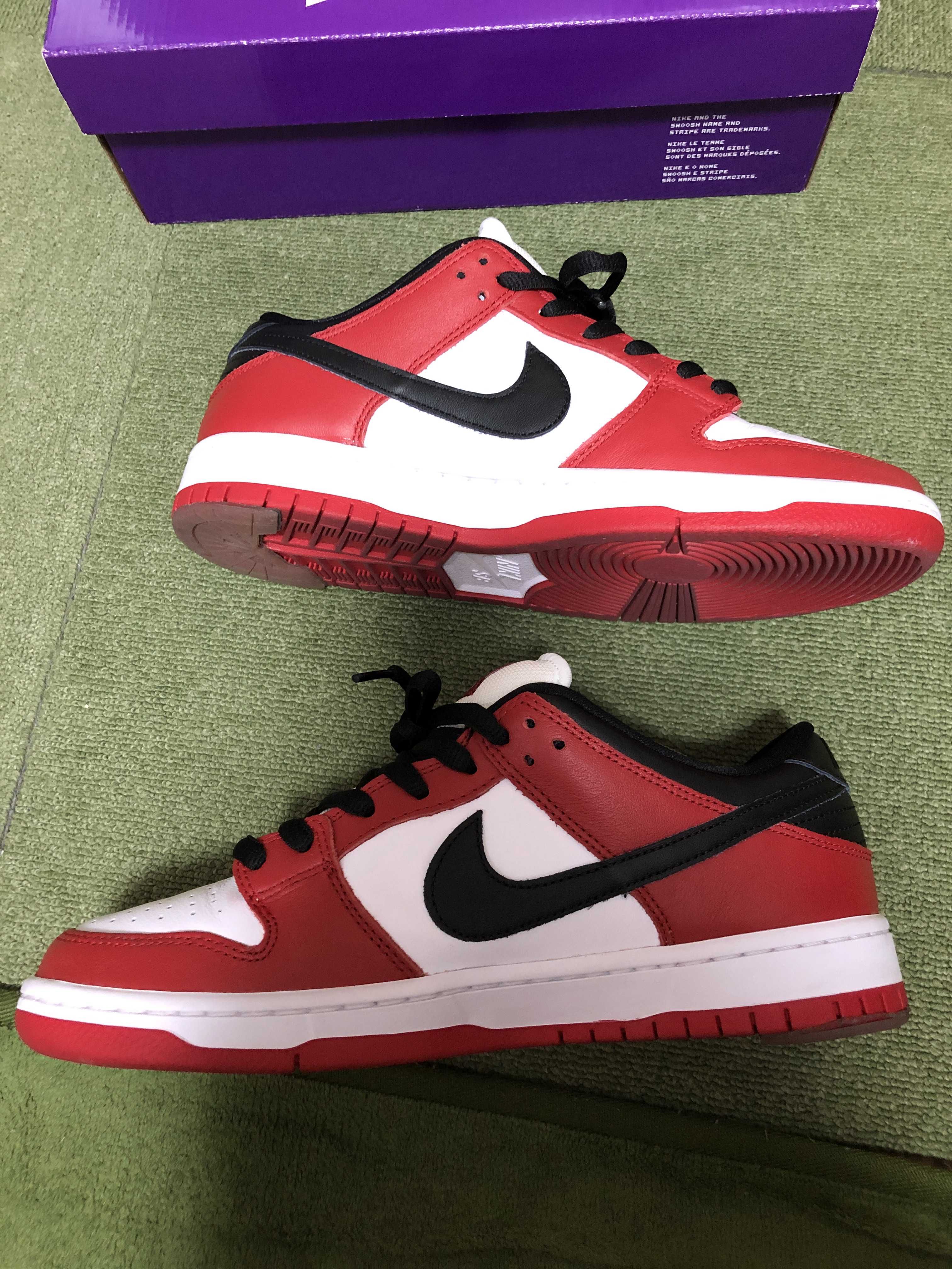 Nike SB Dunk Low Pro "J-Pack Chicago/Varsity Red and White"