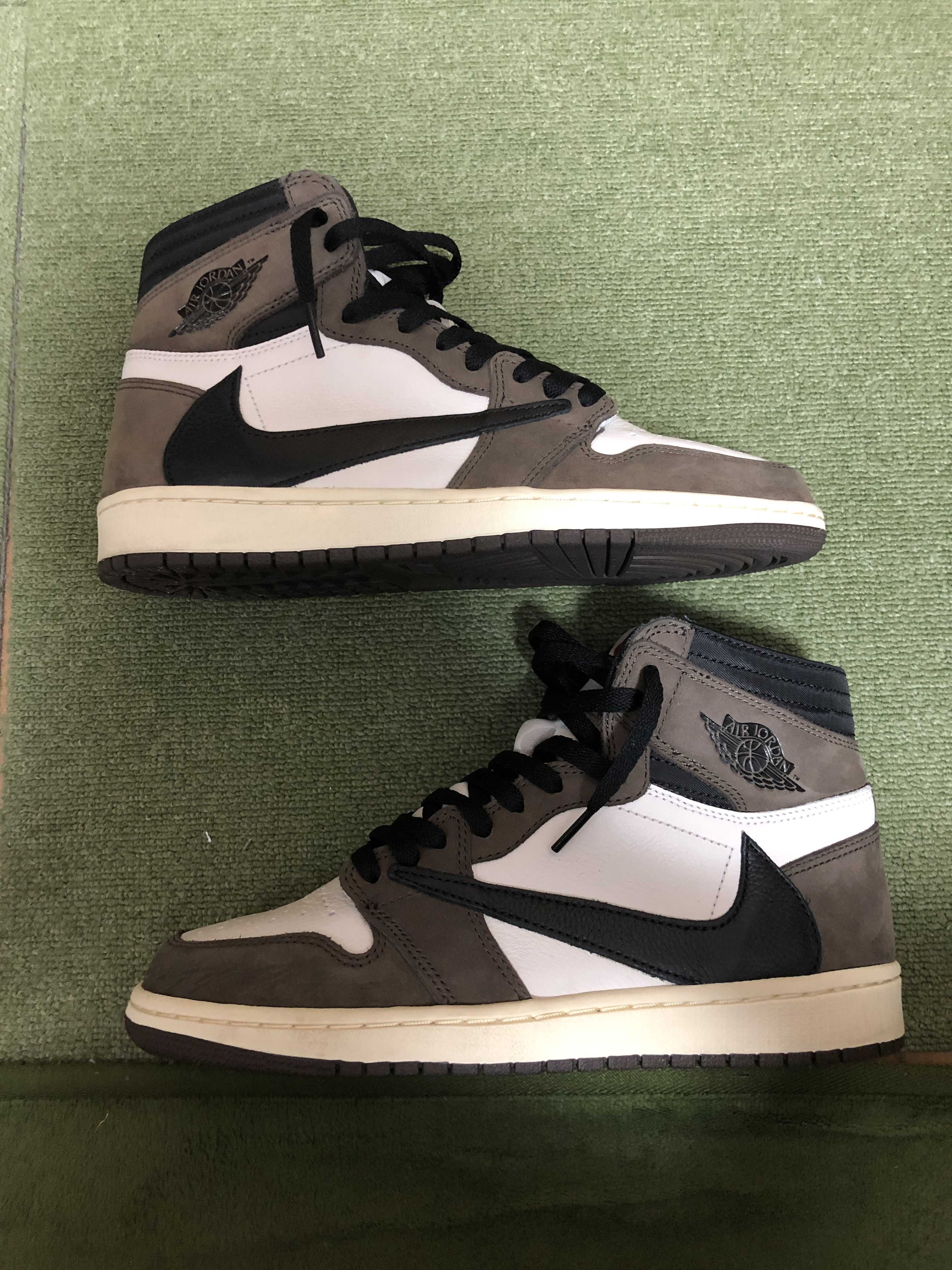 Travis Scott × Nike Air Jordan 1 Retro High OG TS SP "Sail/Dark Mocha"
