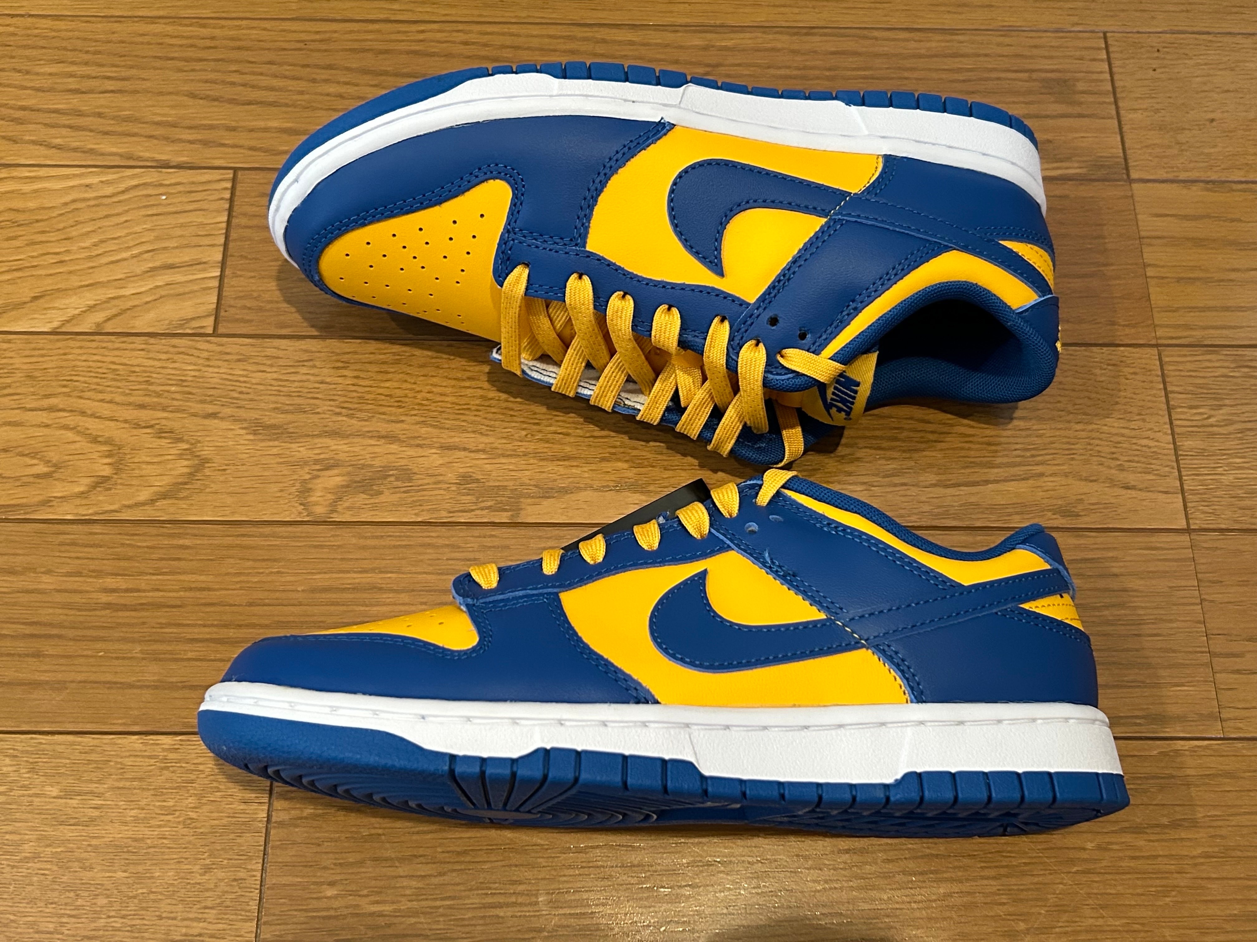 Nike Dunk Low "Blue Jay and University Gold"