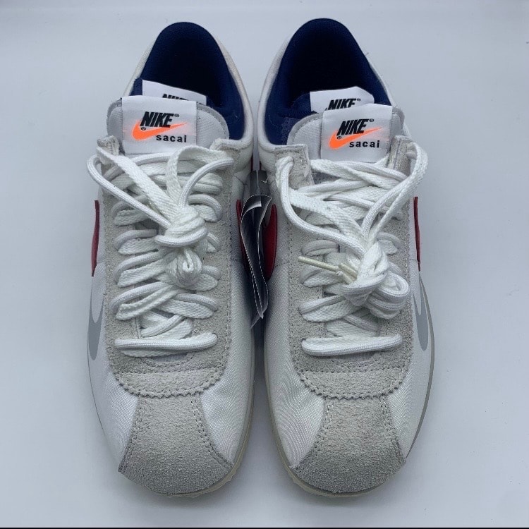 sacai × Nike Zoom Cortez "White and University Red"