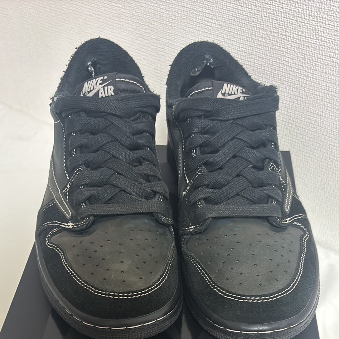 Travis Scott × Nike Air Jordan 1 Low OG SP "Black Phantom"