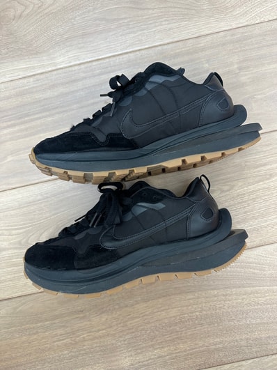 sacai × Nike VaporWaffle "Black Gum"
