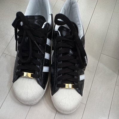 atmos × A BATHING APE × adidas SuperstarR 5 "Core Black/Footwear White/Off White"