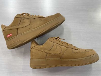 Supreme × Nike Air Force 1 Low "Flax/Wheat"