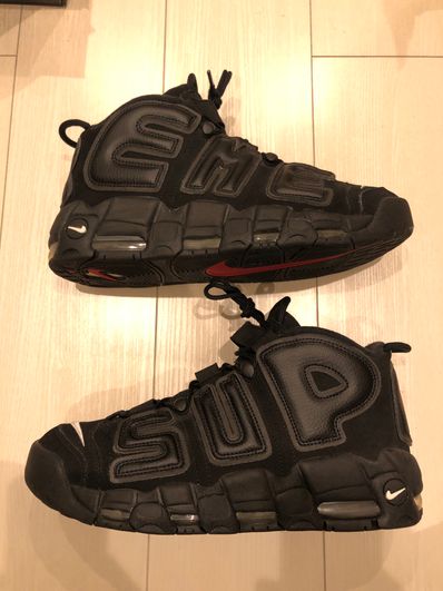 Supreme × Nike Air More Uptempo "Black"
