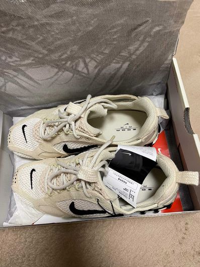 Stussy × Nike Air Zoom Spiridon CG 2 "Fossil/Black"